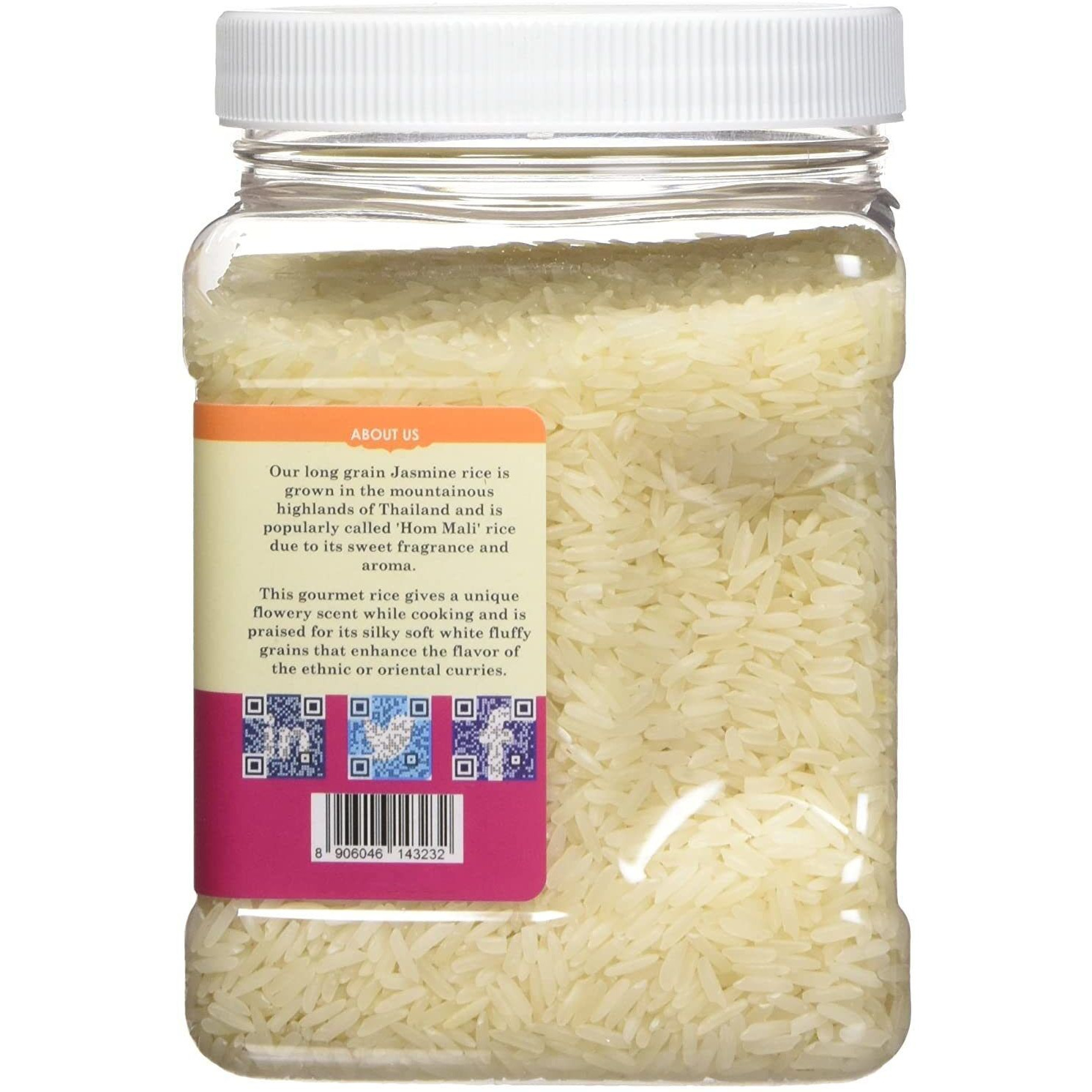 Thai Hom Mali White Jasmine Rice(D0102HP6BLG.)