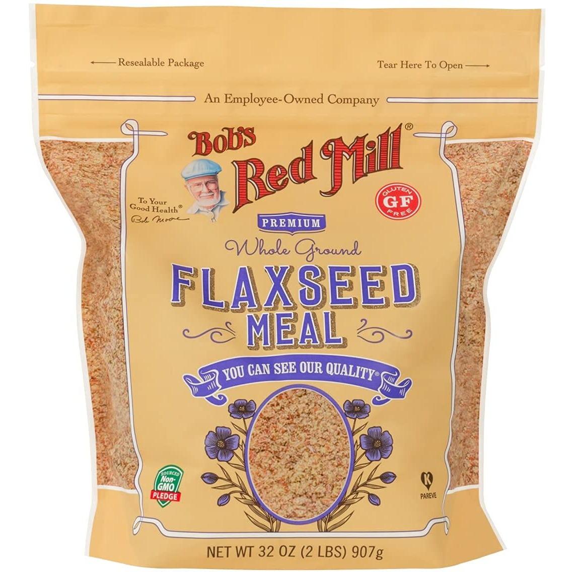 Bobs Red Mill - Flaxseed Meal - gluten Free - case Of 4 - 32 Oz(D0102H5NgZJ)