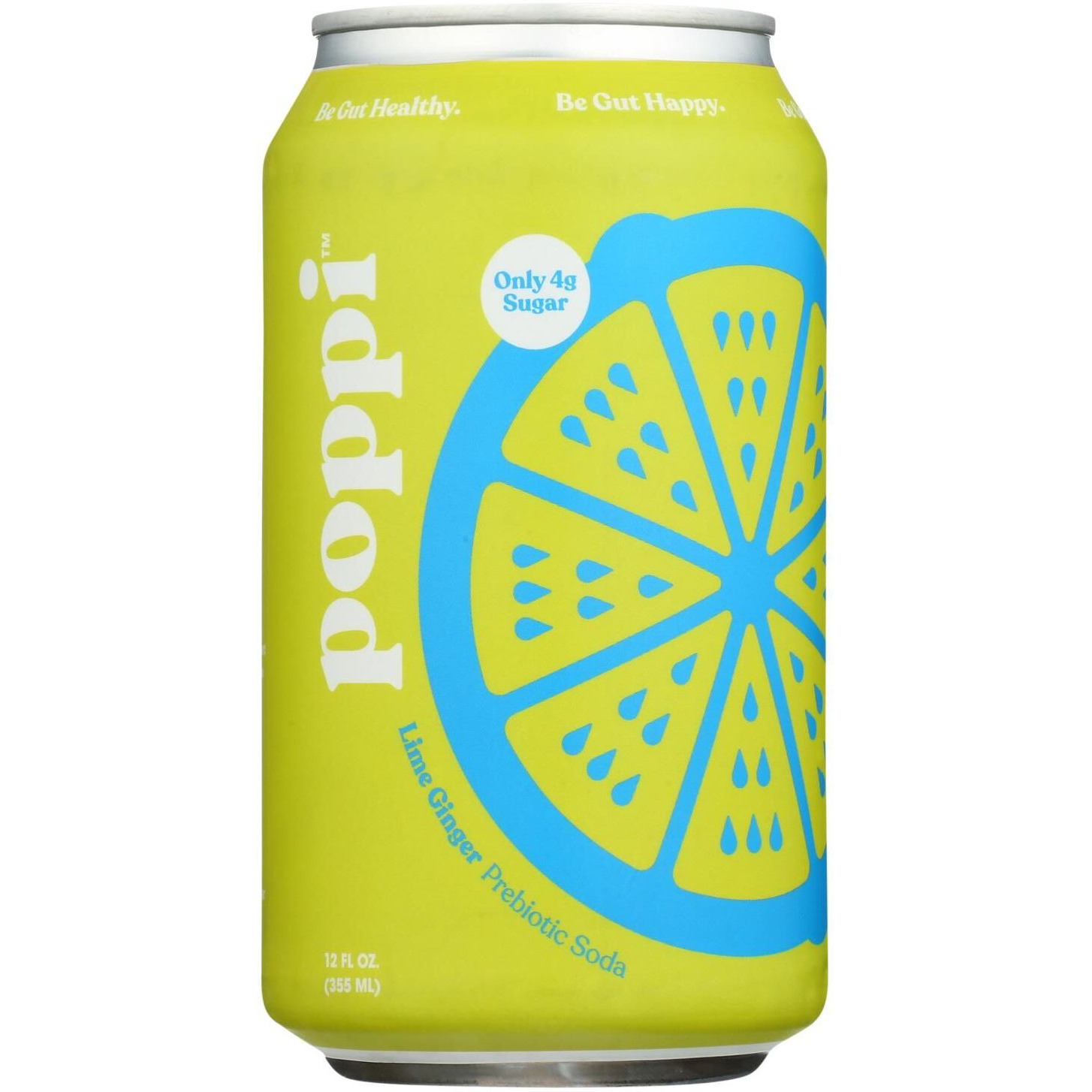 Poppi - Prebio Soda ginger Lime - case Of 12-12 Fz(D0102H54E4X)