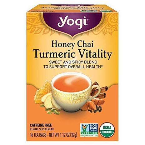 Yogi Tea - Organic - Honey chai Turmeric - case Of 6 - 16 Bag(D0102H5N01J)