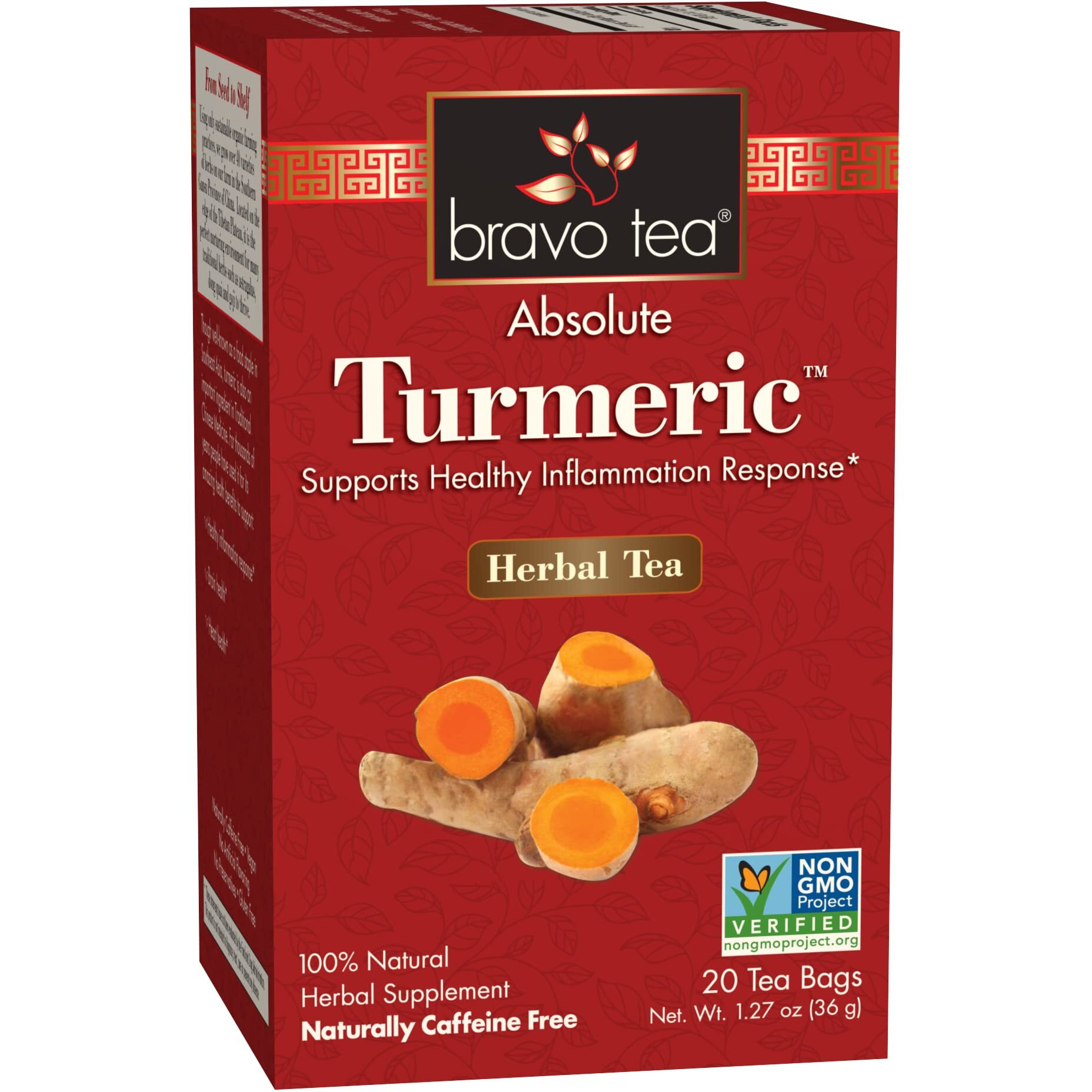 Bravo Teas And Herbs - Tea - Absolute Tumeric - 20 Bag(D0102H5NY1X)