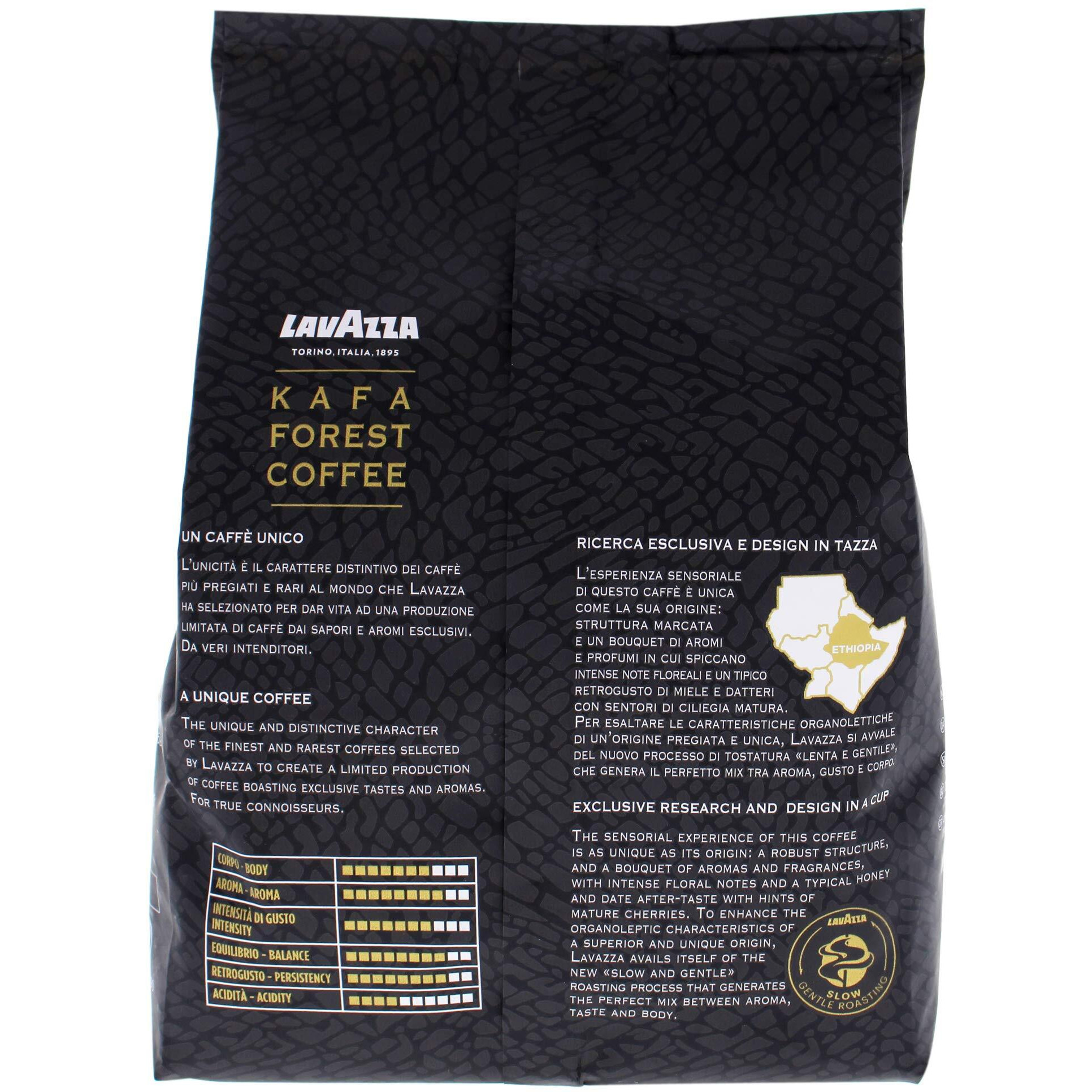 Kafa Forest Roast Whole Bean Coffee by Lavazza for Unisex - 17.6 oz Coffee