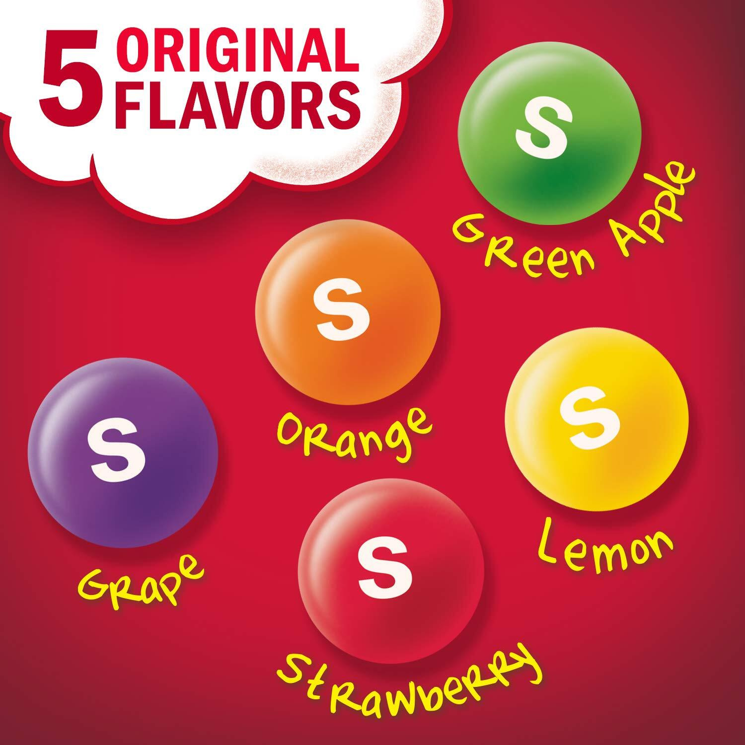 Skittles Original Party Size Bag - Orange, Lemon, Green Apple, Grape, Strawberry - Resealable Container - 3 lb - 1 Each