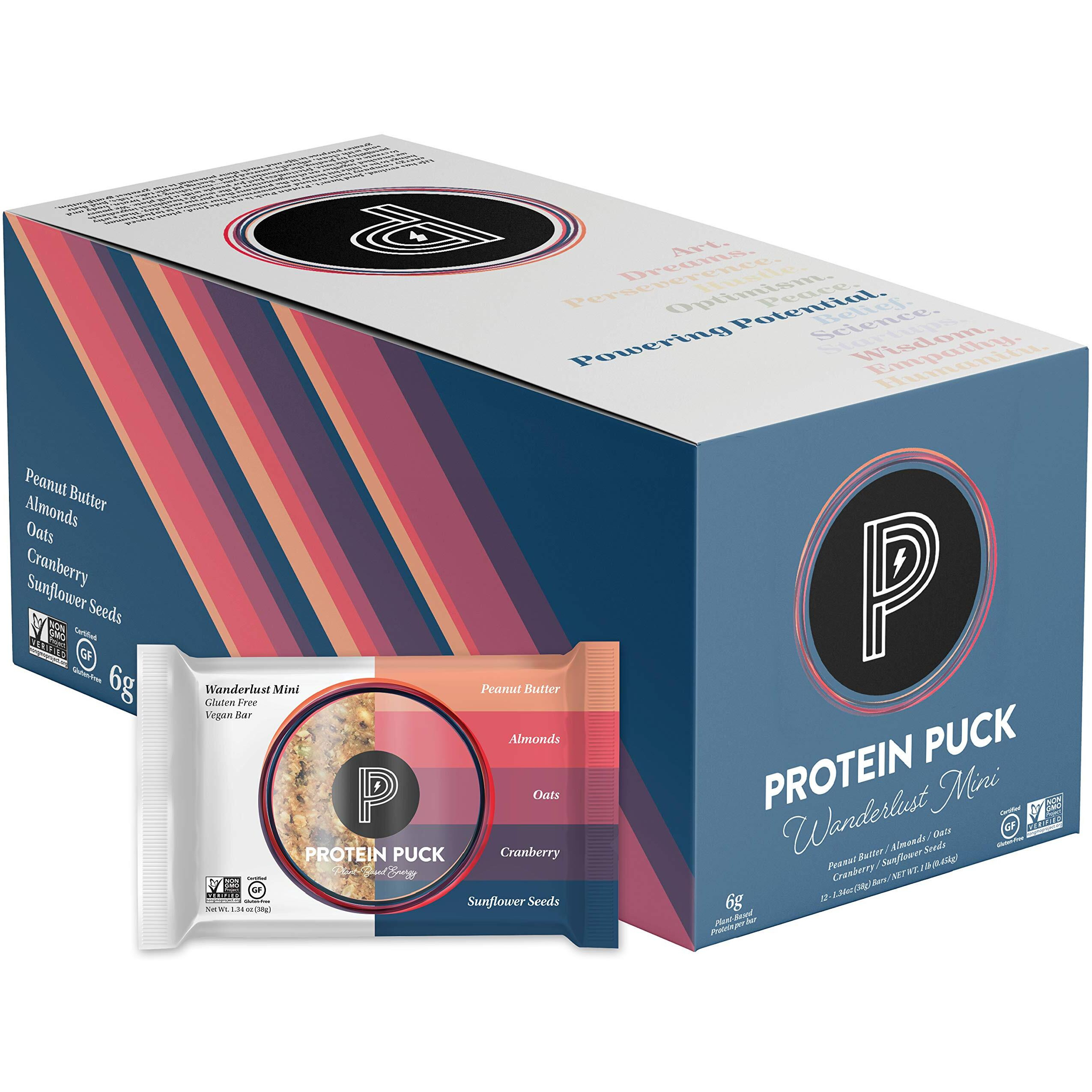 Protein Puck - Bar Wndrlst Peanut Butter cranberry - case Of 12-134 Oz(D0102H54cg8)