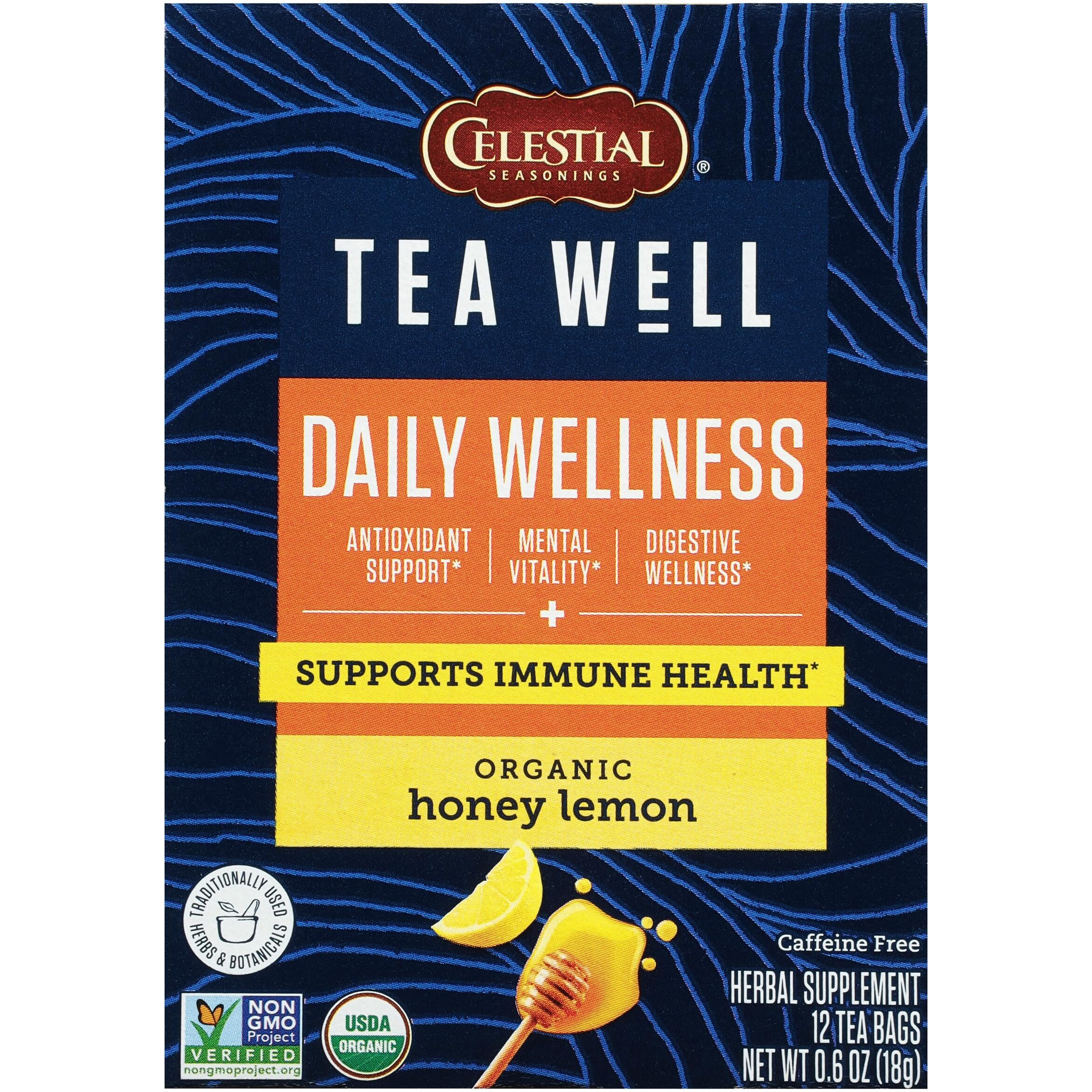 Teawell - Tea Honey Lemon - case Of 6-12 ct(D0102H545PX)