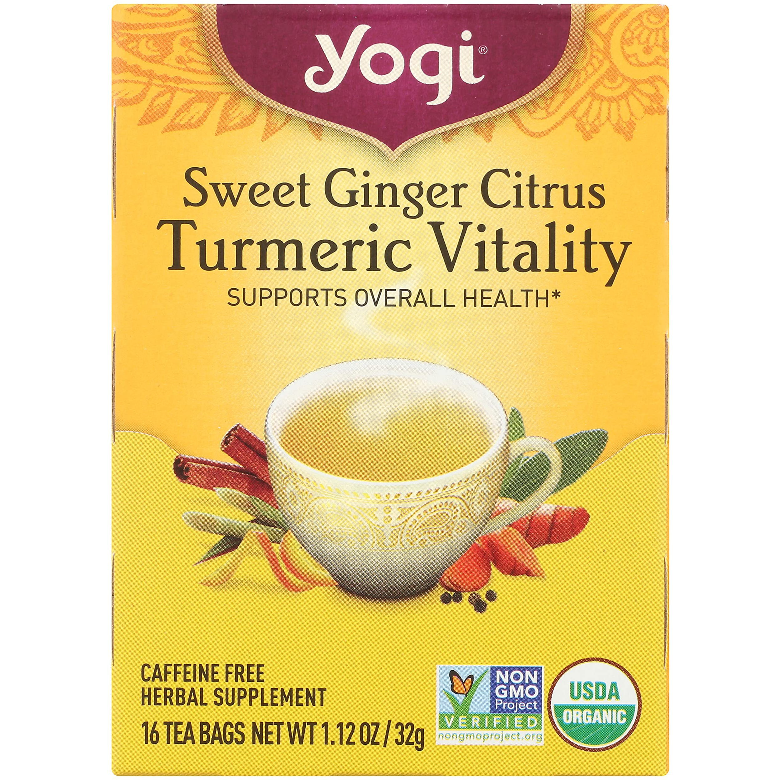 Yogi - Tea gng cit Tmrc Vitamin - case Of 6-16 Bag(D0102H54IZ6)