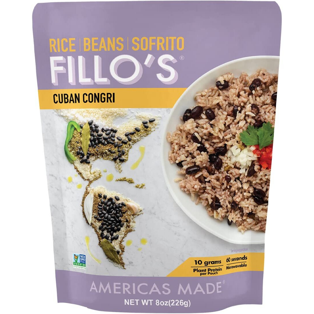 Fillos - congri Ricebeans cuban - case Of 6-8 Oz(D0102H5NT2T)