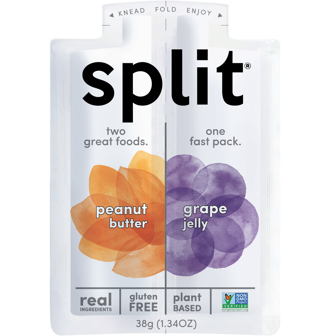Split Nutrition - Peanut Butter & Grape - Case Of 10 - 1.34 Oz