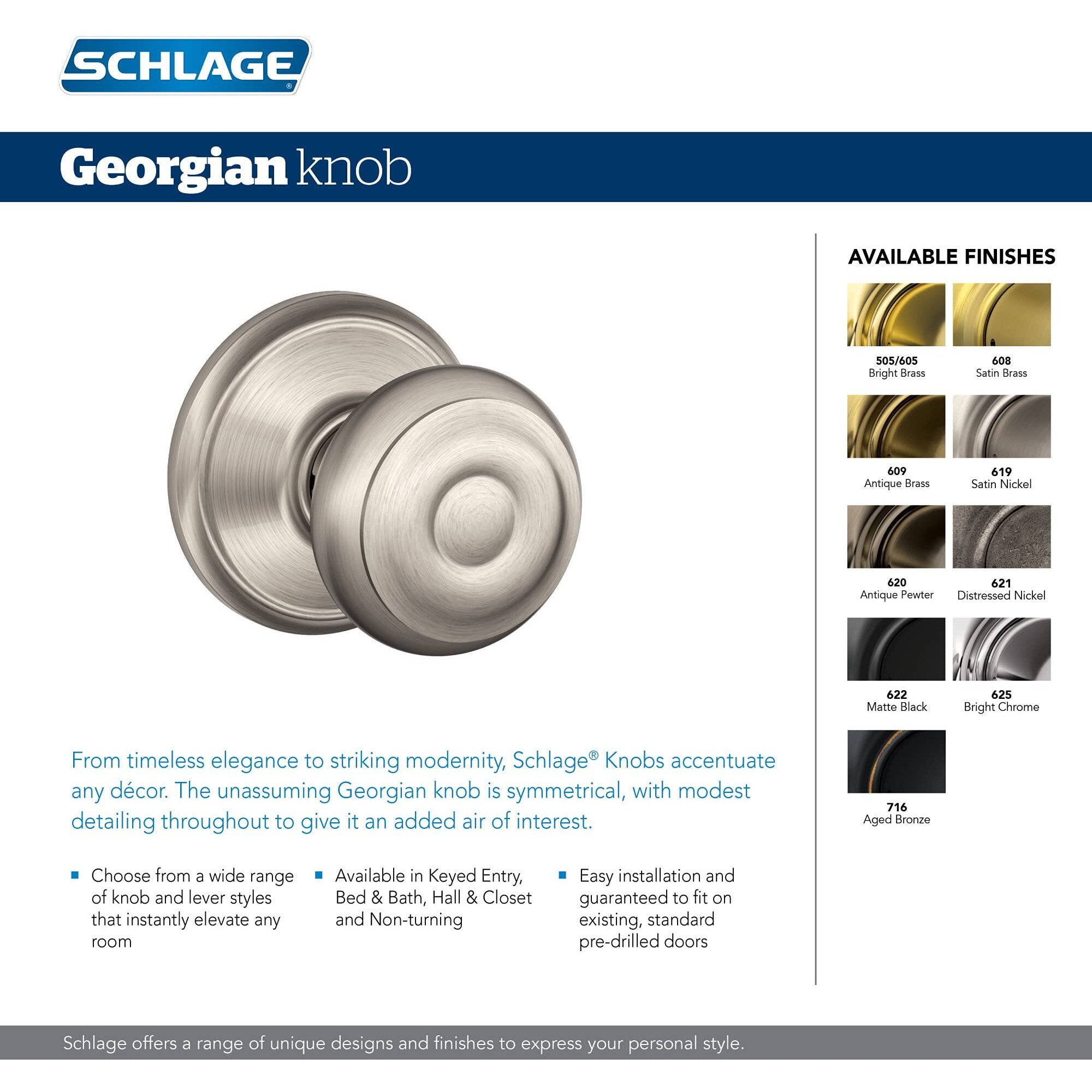 LOCK PASS ST GEO US5 VP (Pack of 1)