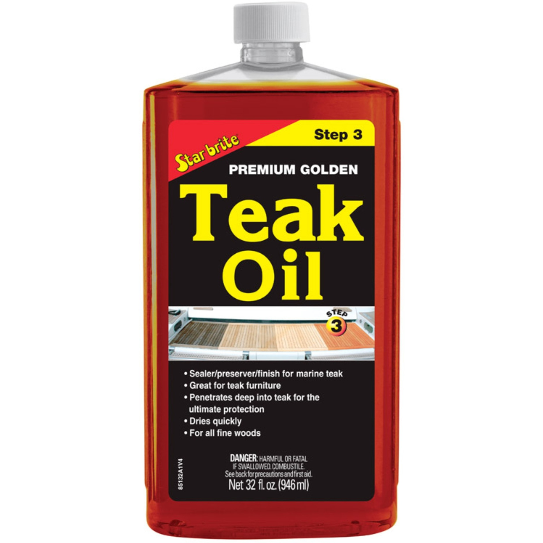 OIL TEAK PREM GOLD QT (Pack of 1)