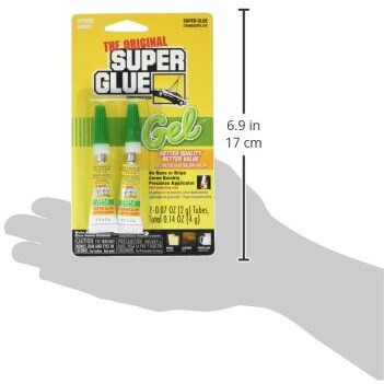 The Original SuperGlue SGG22-12 Thick-Gel Super Glue Tube (Double Pack)