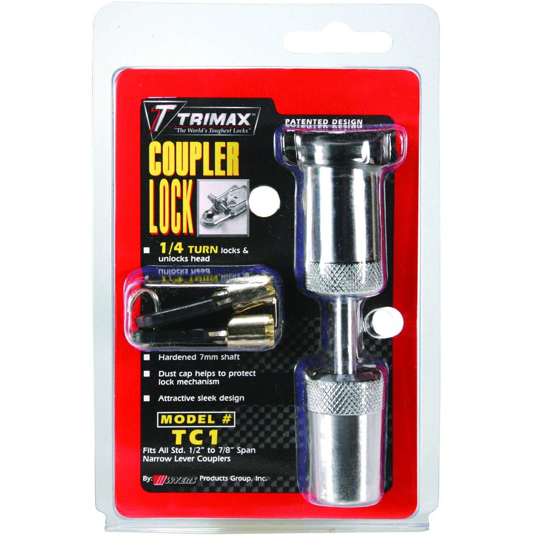 COUPLER LOCK  9/16' SPAN