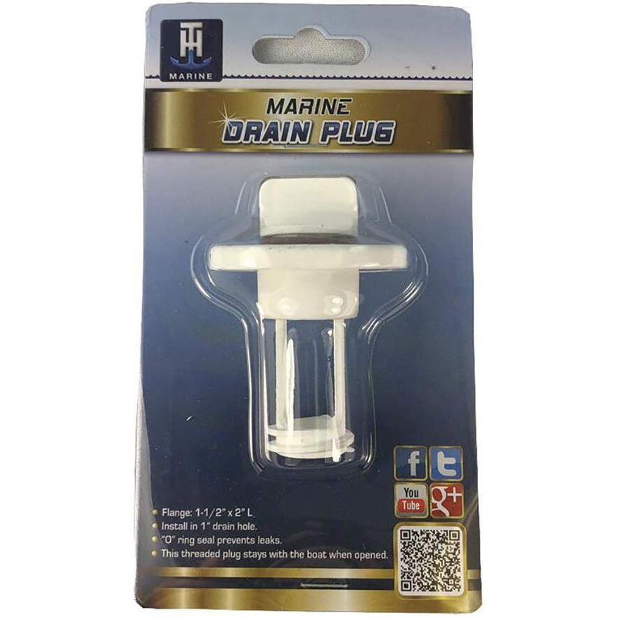 WHITE DRAIN PLUG