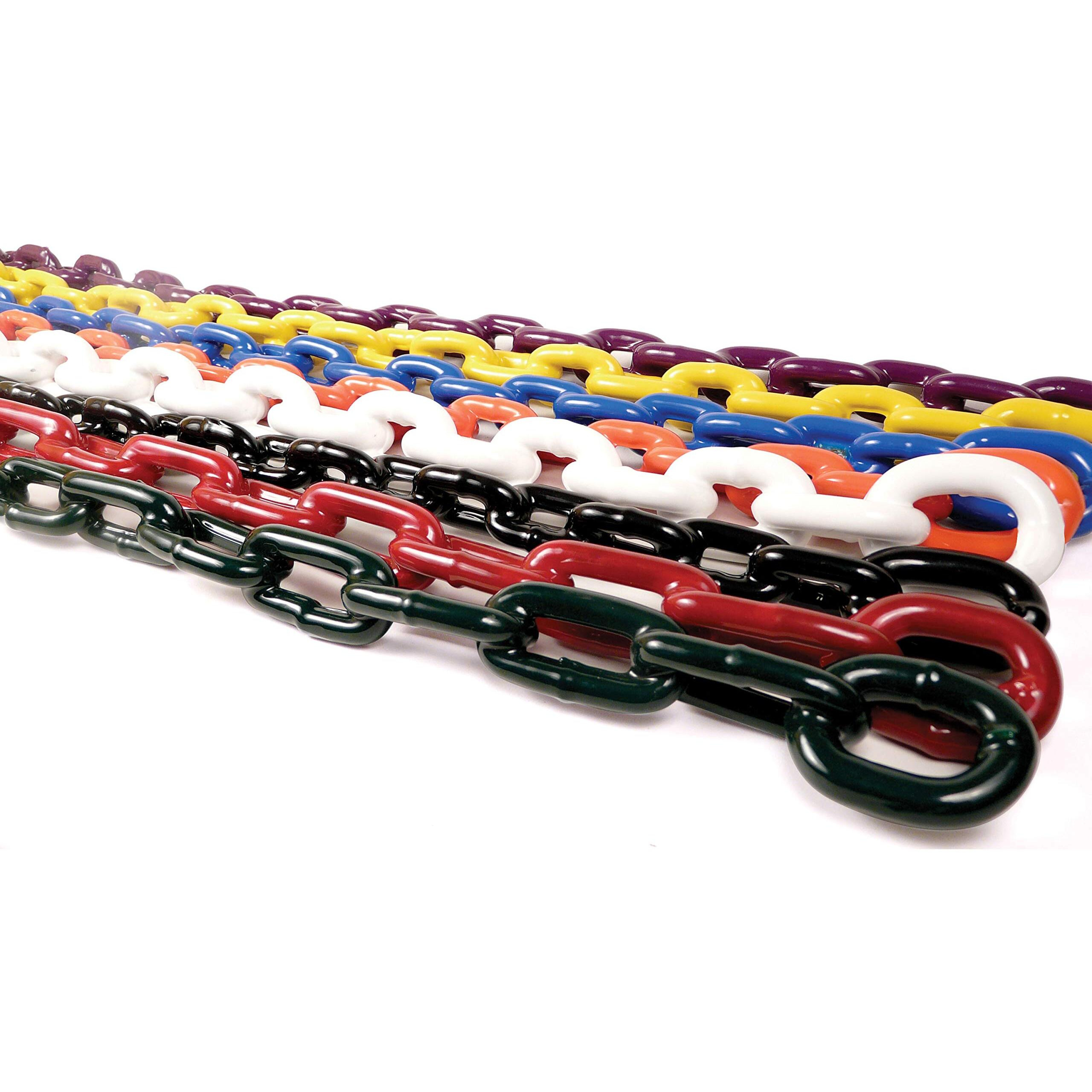 VNYL CTD CHAIN 5/16X5 WHITE
