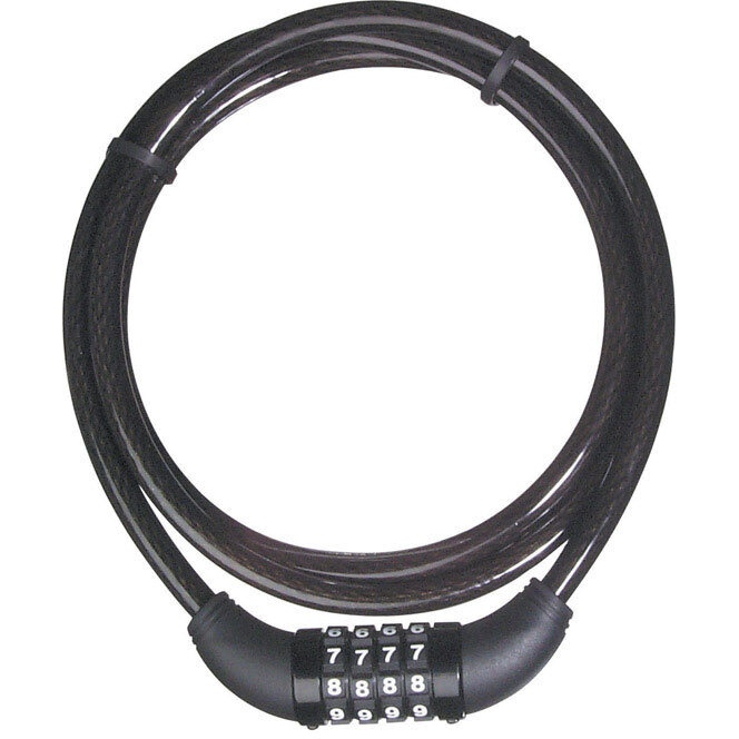 CABLE W/PADLOCK3/8X5'COM (Pack of 1)