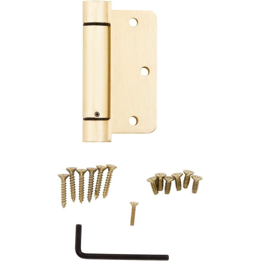 SPRING HINGE BRS 3-1/2IN (Pack of 1)