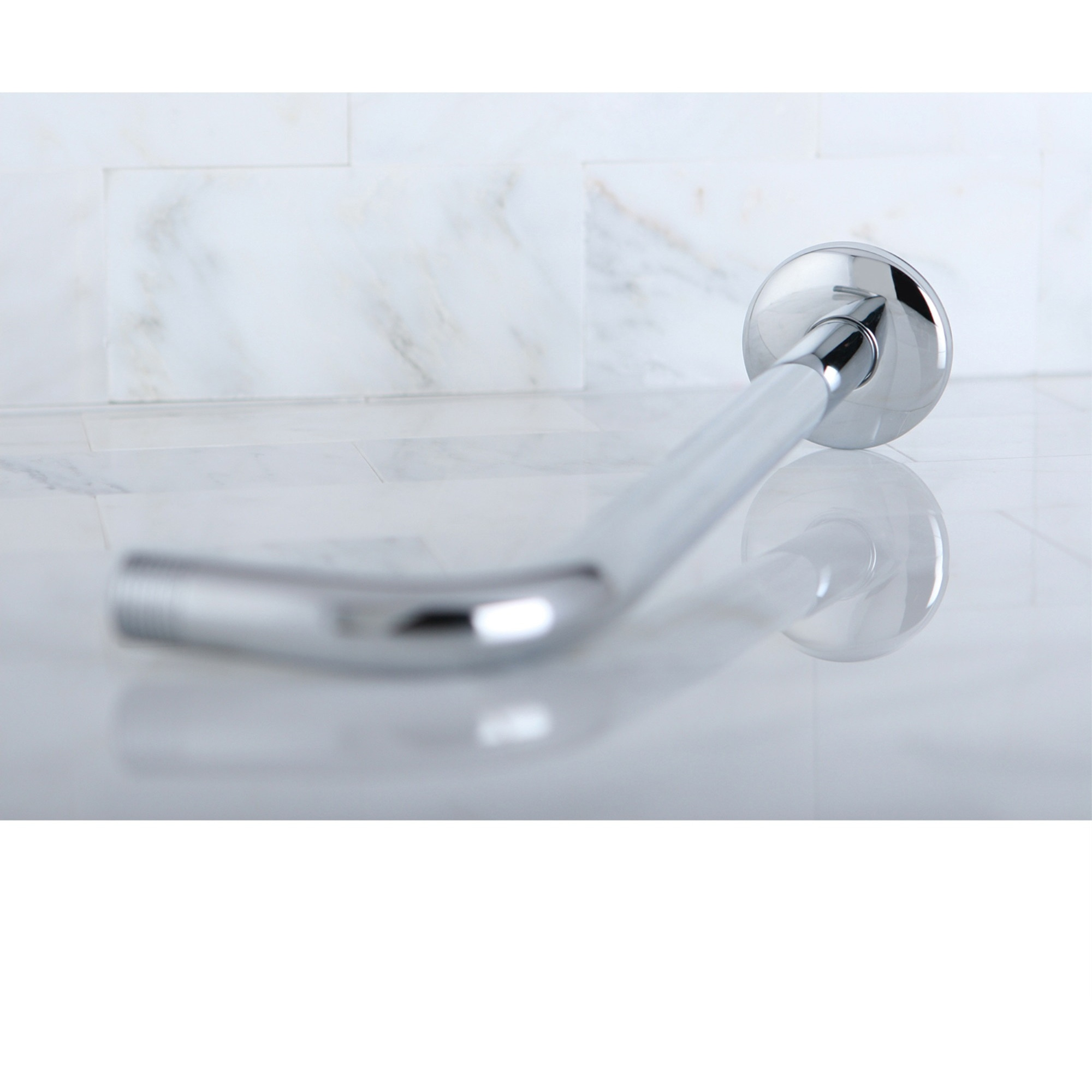 Kingston Brass K112A1 Claremont Raindrop Shower Arm, Polished Chrome