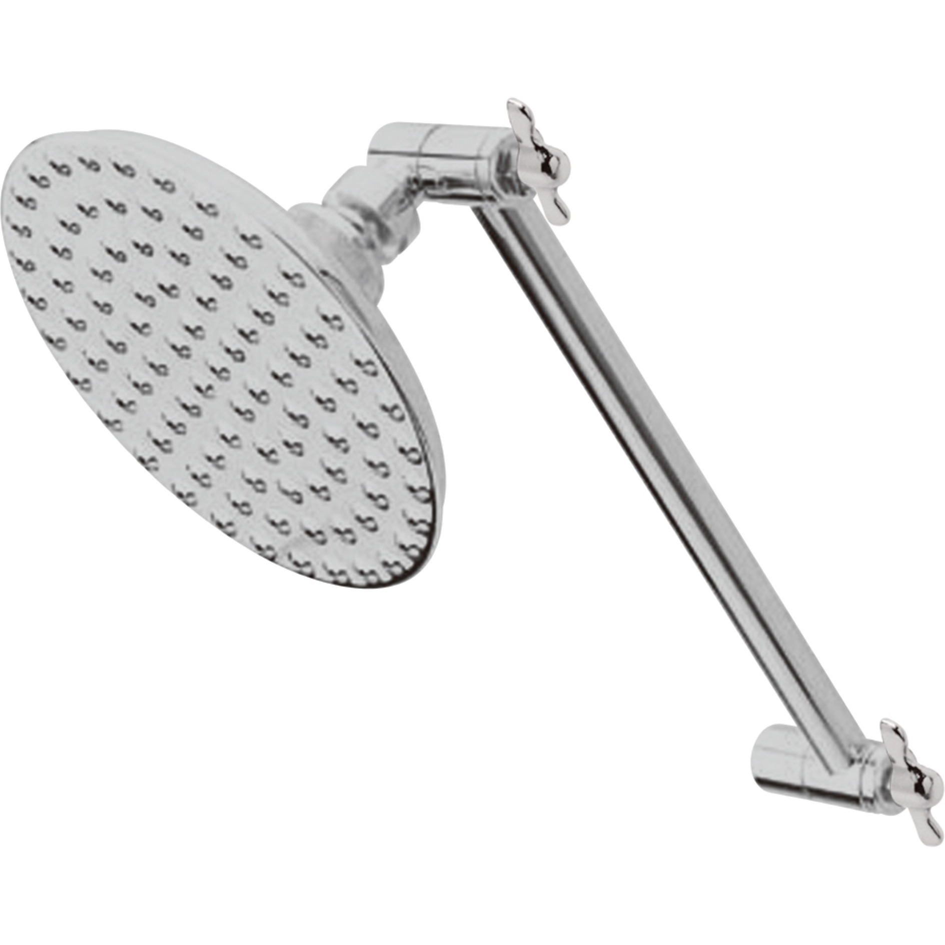 Kingston Brass K135K1 Victorian 5-1/4 in. Showerhead with 10 in. Shower Arm, Polished Chrome