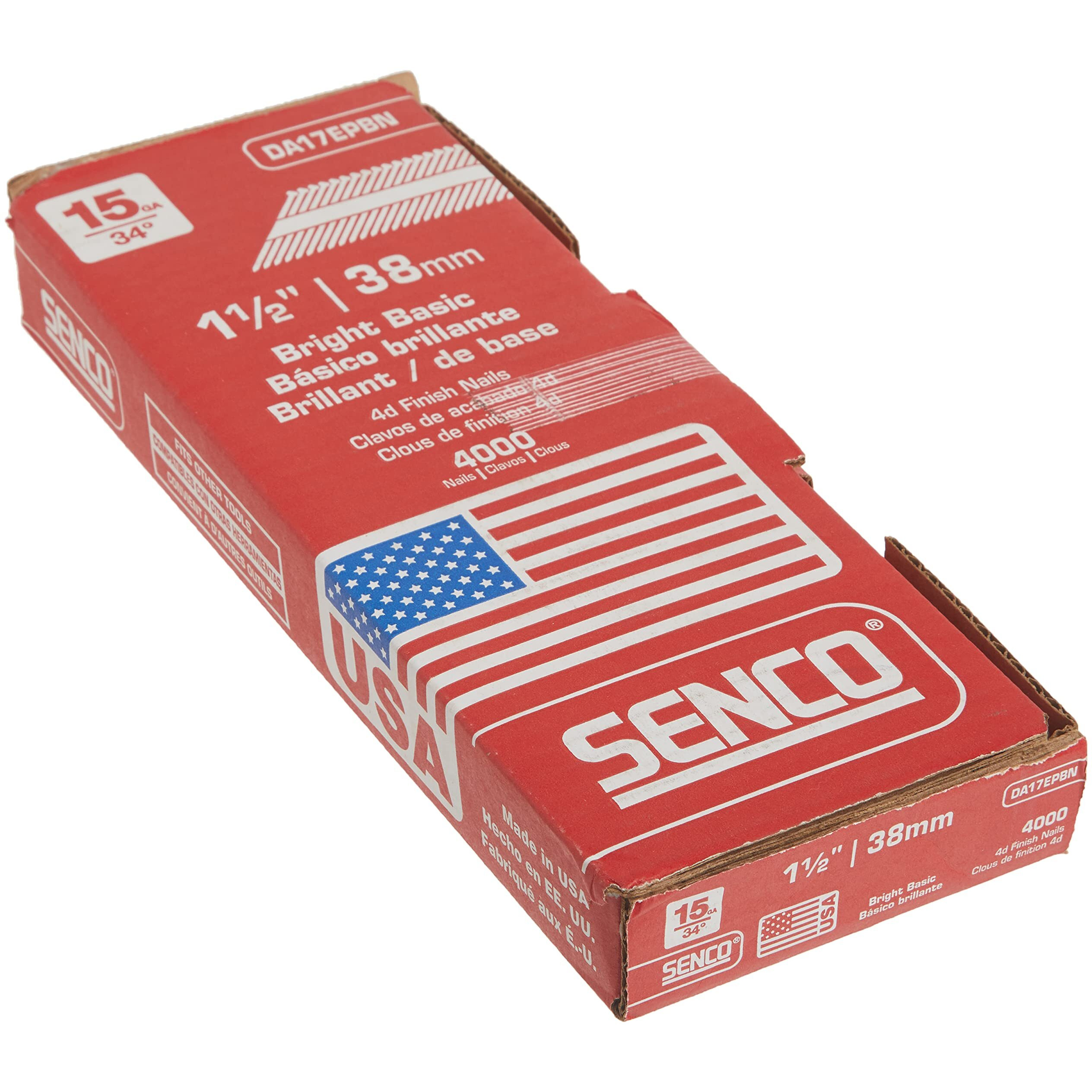 NAIL FINISH 1.5" BX4000 (Pack of 1)