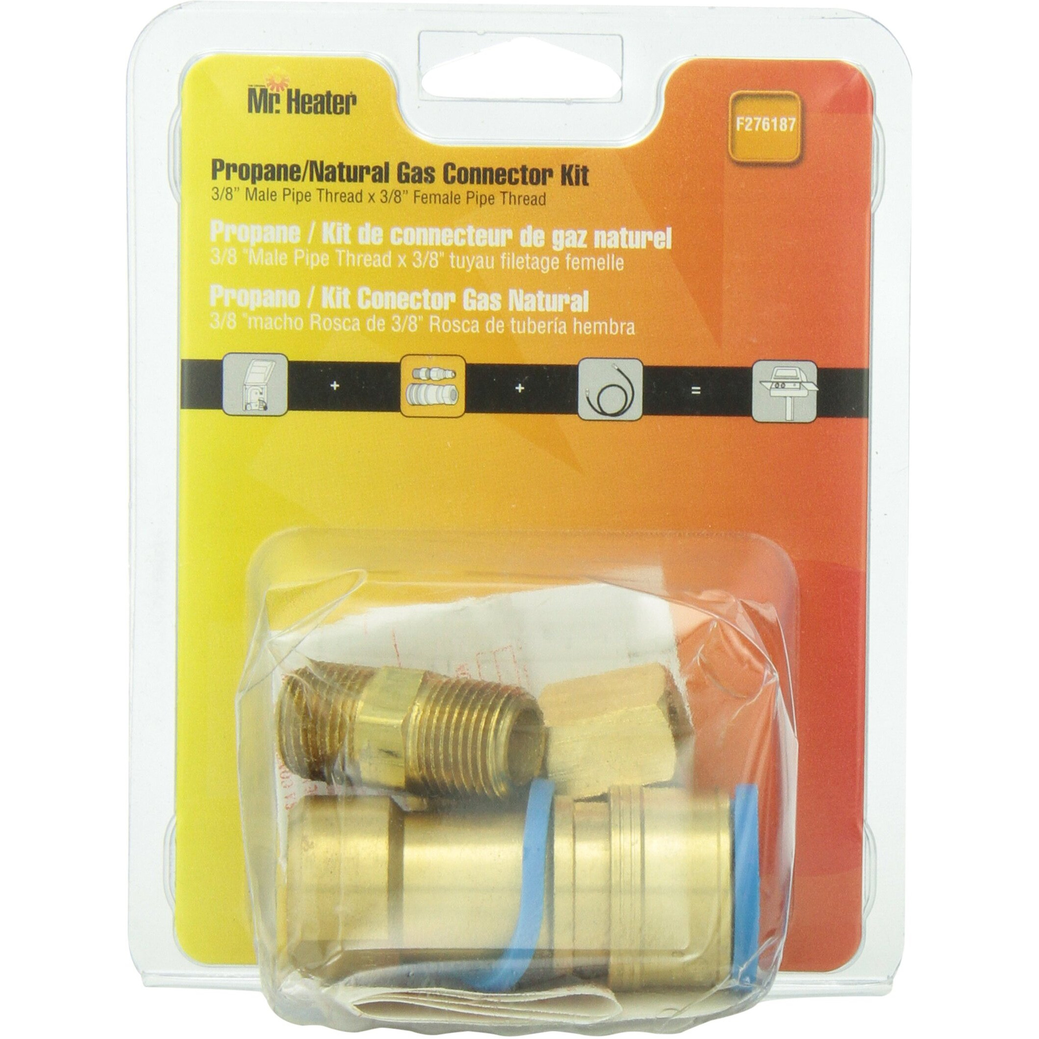 CONNECTGAS 3/8MPTX3/8FPT (Pack of 1)