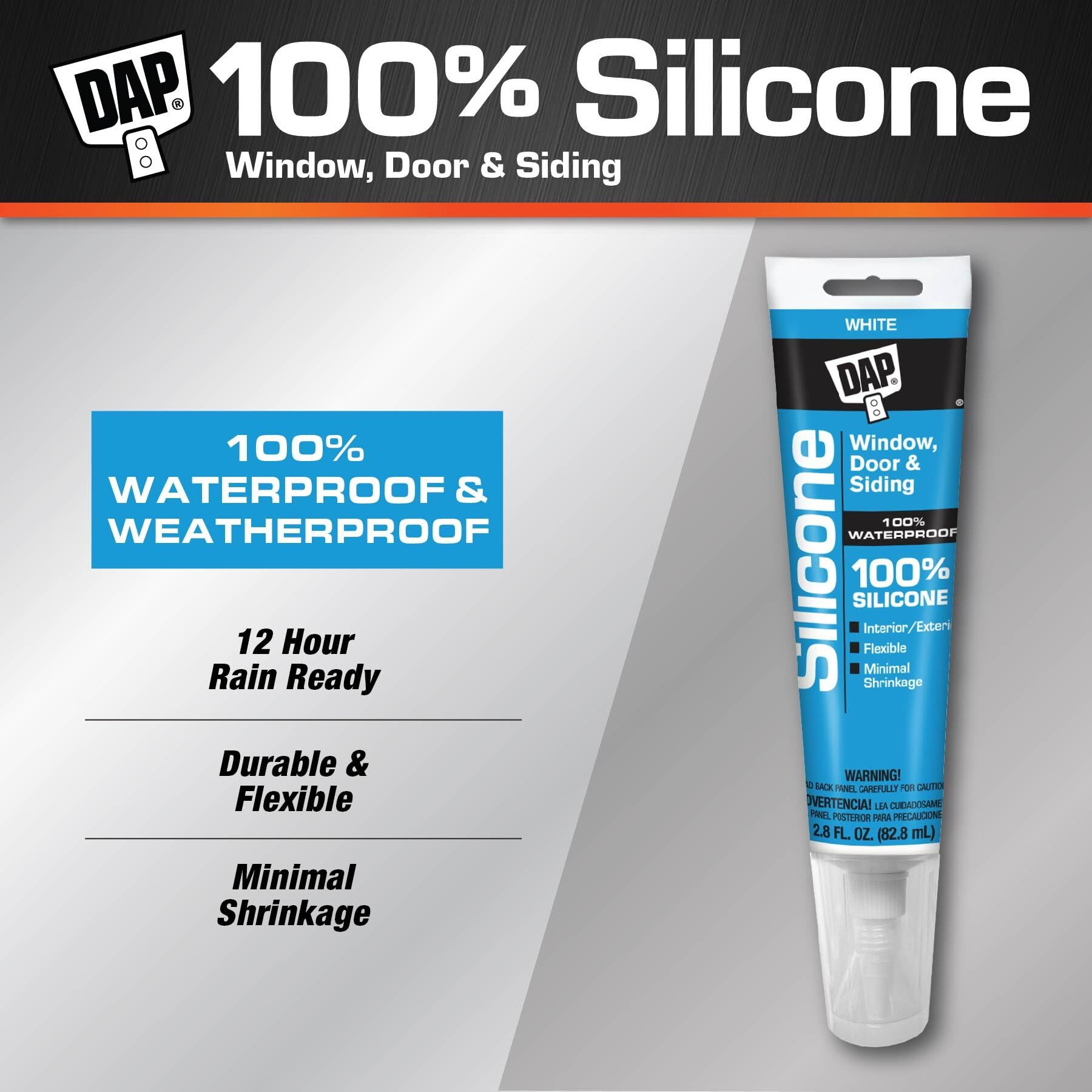 SILICONE W&D WHITE 2.8OZ (Pack of 1)