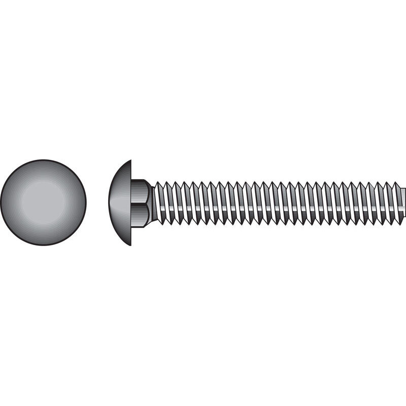 HDG CARR SCRW 3/8X4 (Pack of 1)