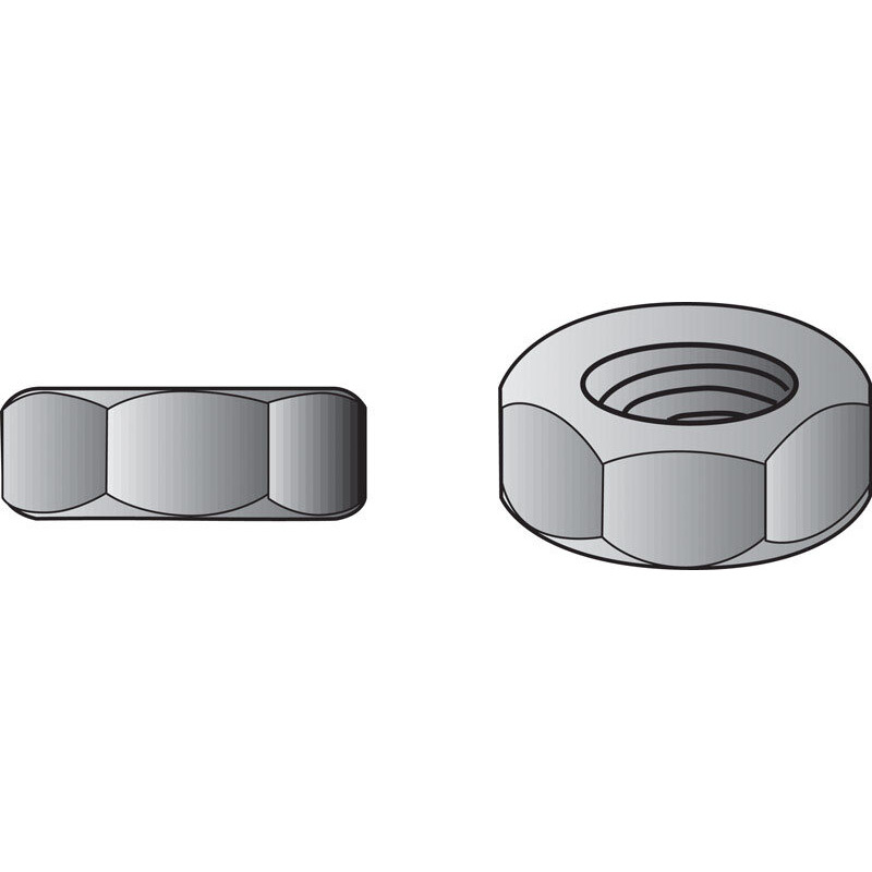FIN NUT USS1/2-13 BX50 (Pack of 1)