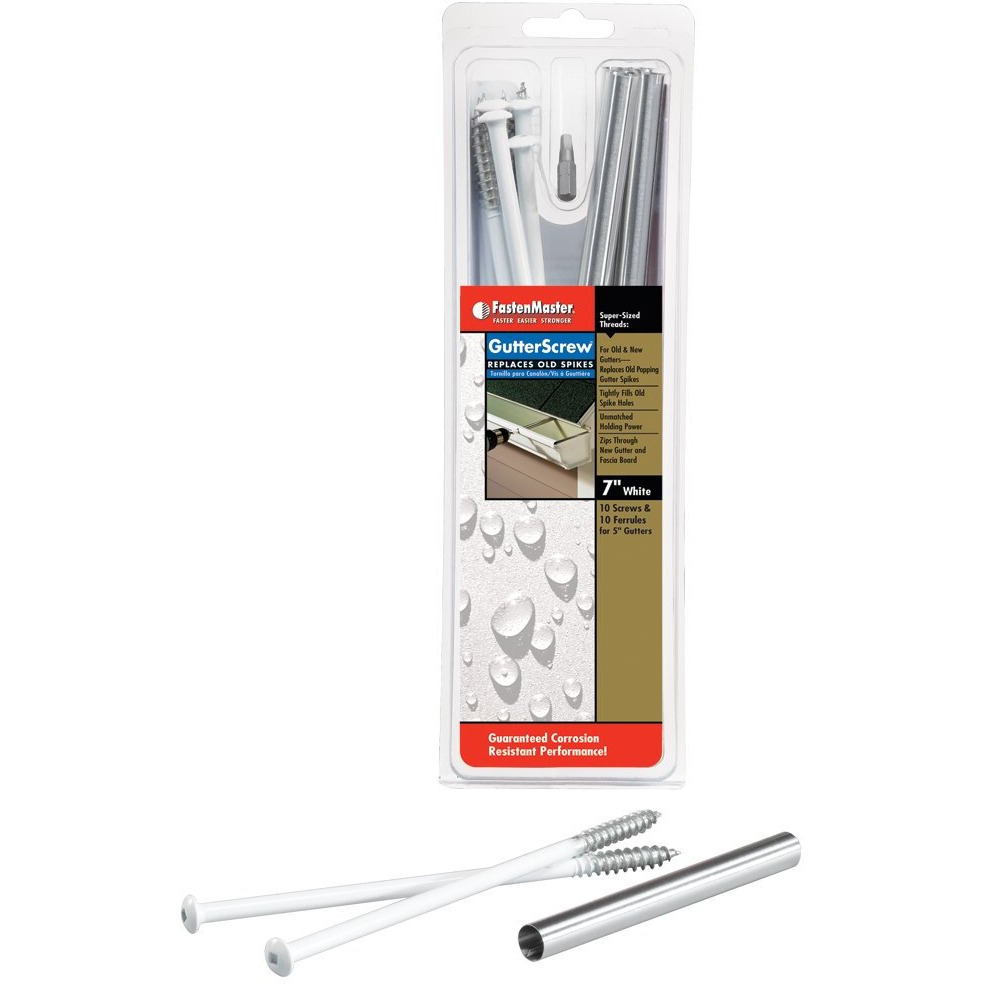 SCREW GUTTER 7" BRN 0 (Pack of 1)