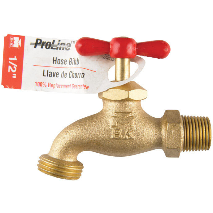 BIBB HOSE BRAS HD1/2&quotMPT (Pack of 1)