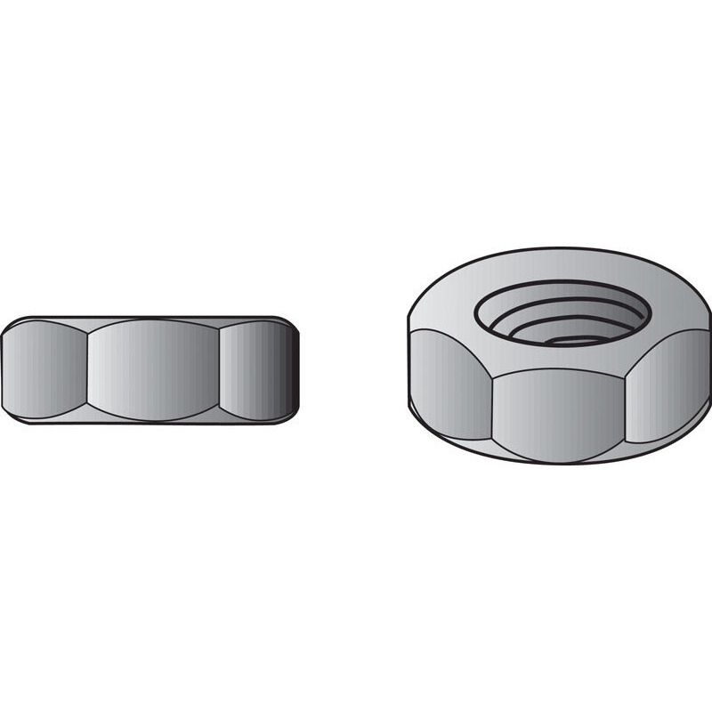 HEX MS NUTS Z  8-32 (Pack of 1)