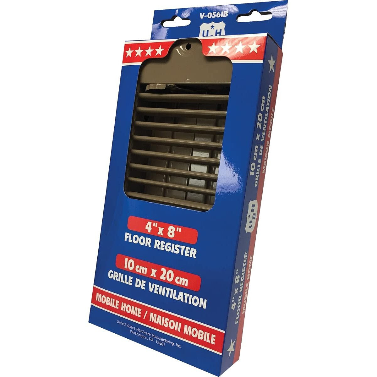 REGISTR FLOOR4X8" DLX RV (Pack of 1)