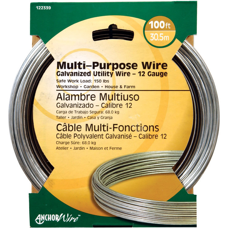 WIRE 12GA 100' GALV (Pack of 1)