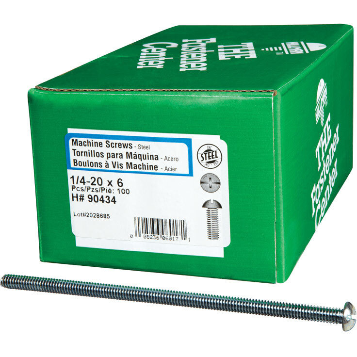 SCRW MCH CH1/4-20X6BX100 (Pack of 1)