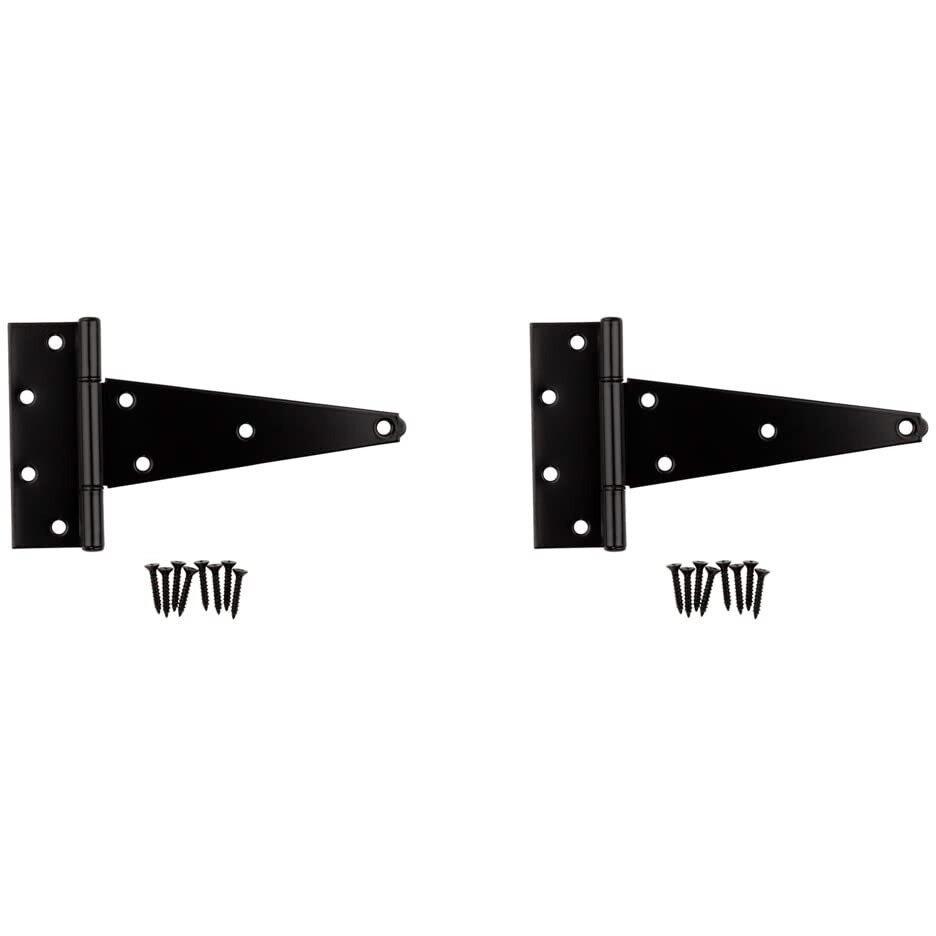 DOOR HINGE 8" BLK HD (Pack of 1)