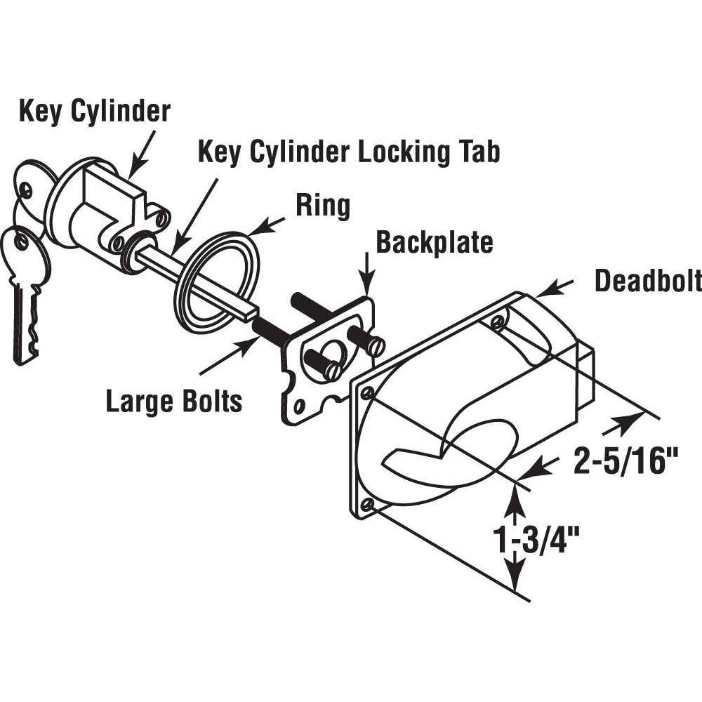 LOCK CENTER GARAGE (Pack of 1)