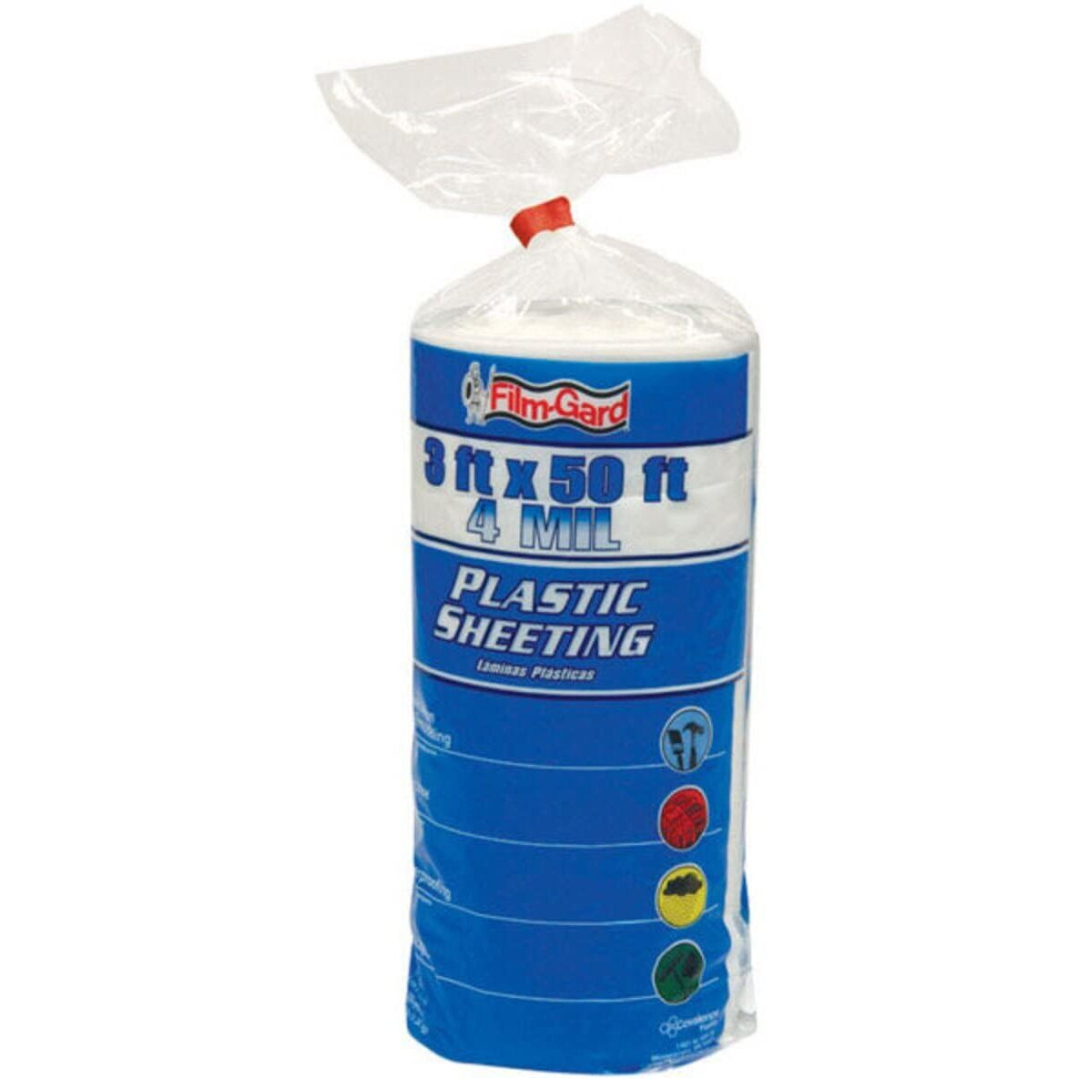 FILM POLY CLR4MIL 3X50' (Pack of 1)