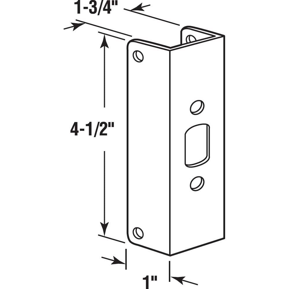 DOOR REINFORCR BRS 9567 (Pack of 1)
