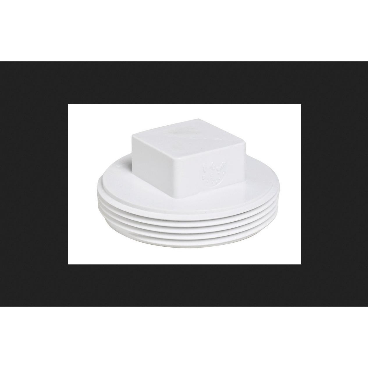PLUG PVC S&D6&quotRAISED THR (Pack of 1)