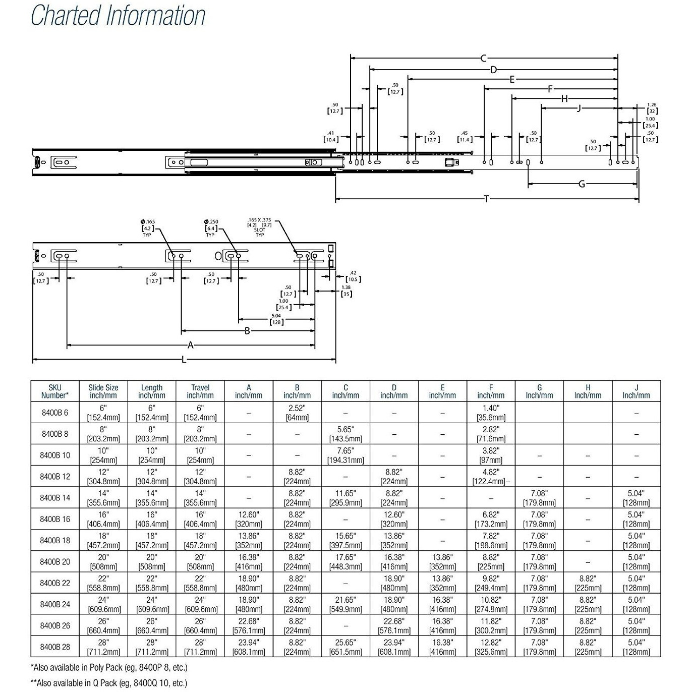DRAWER SLIDE WHT 12&quotL (Pack of 1)