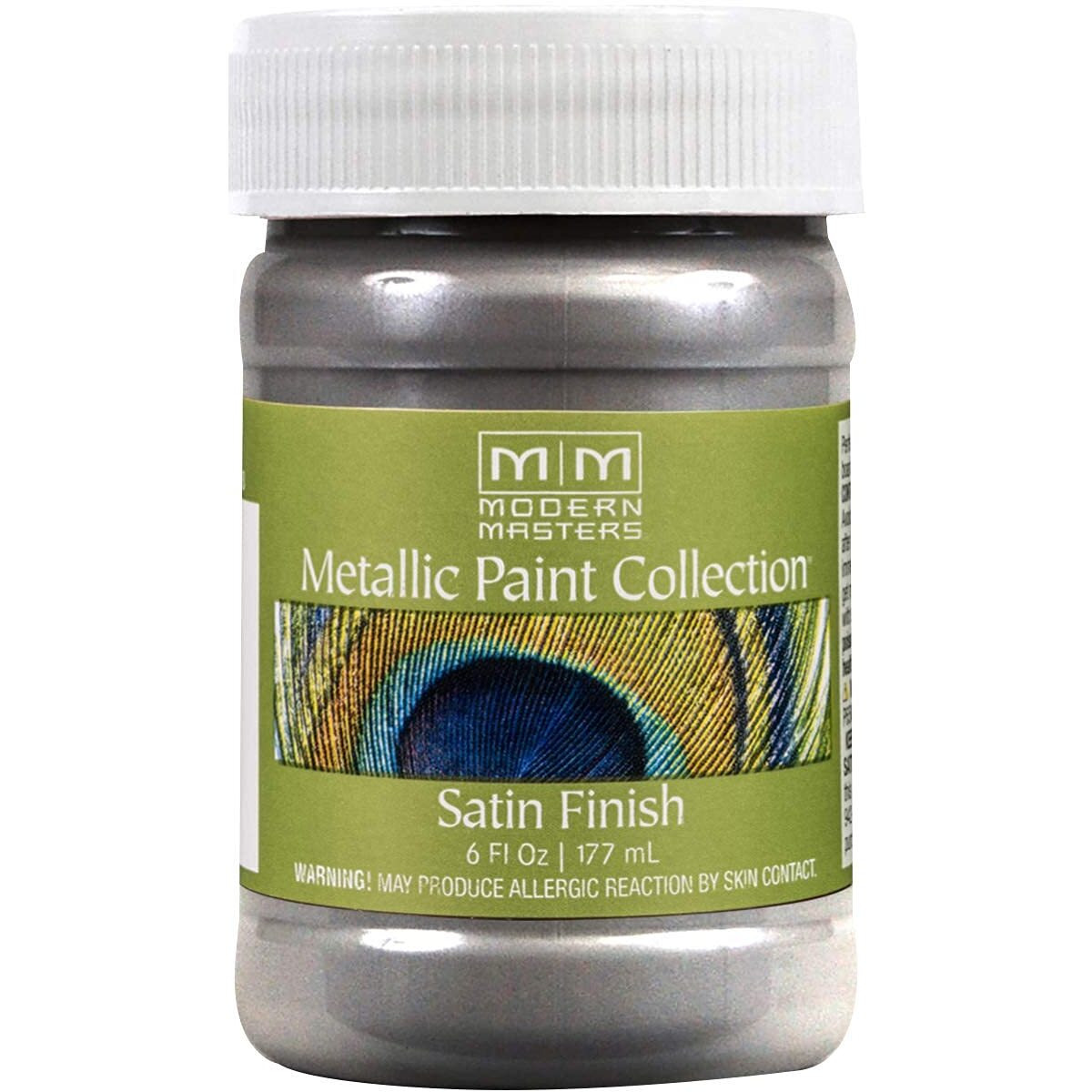 PAINT MTLC PLATINUM 6OZ (Pack of 1)