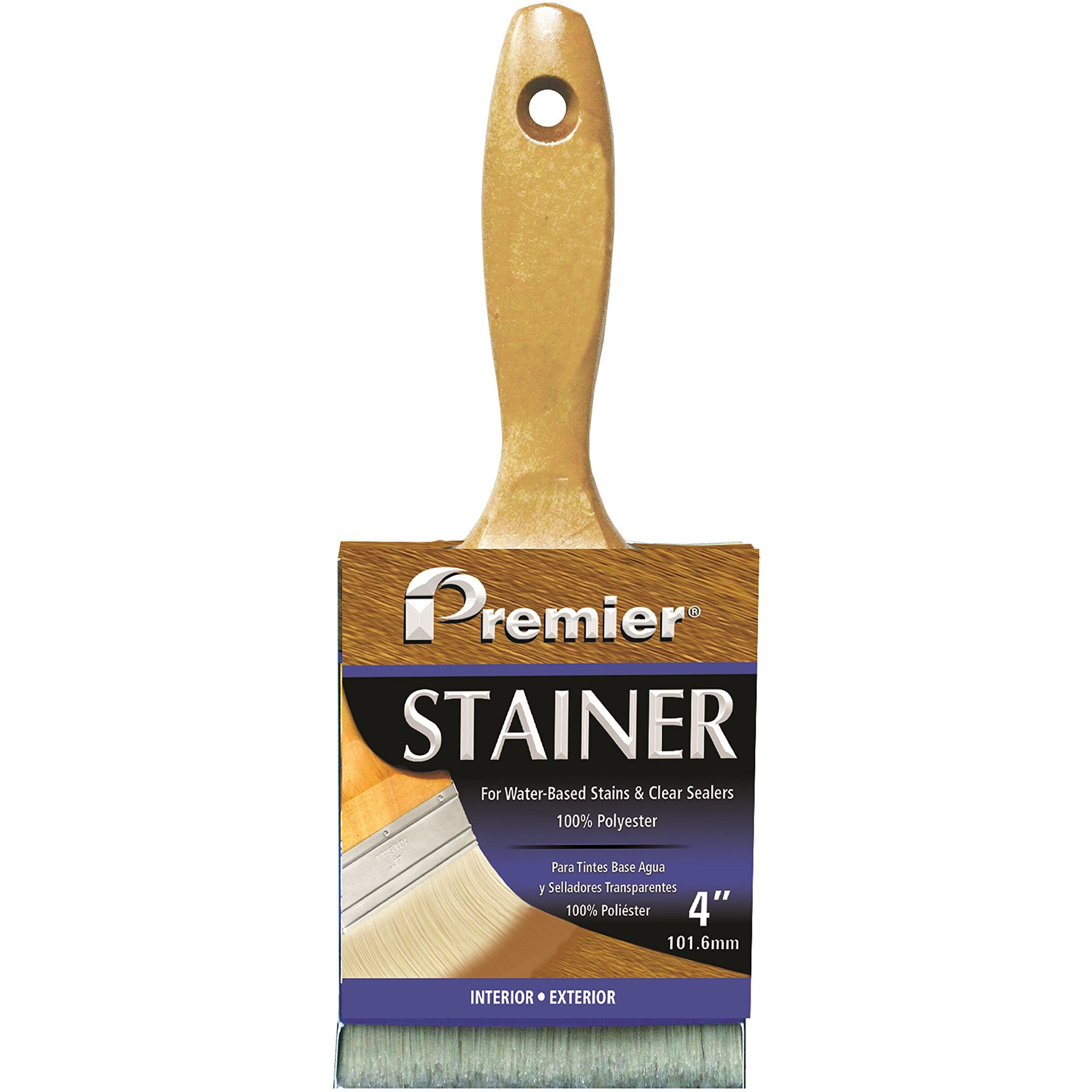 STAIN BRUSH POLY 4" (Pack of 1)