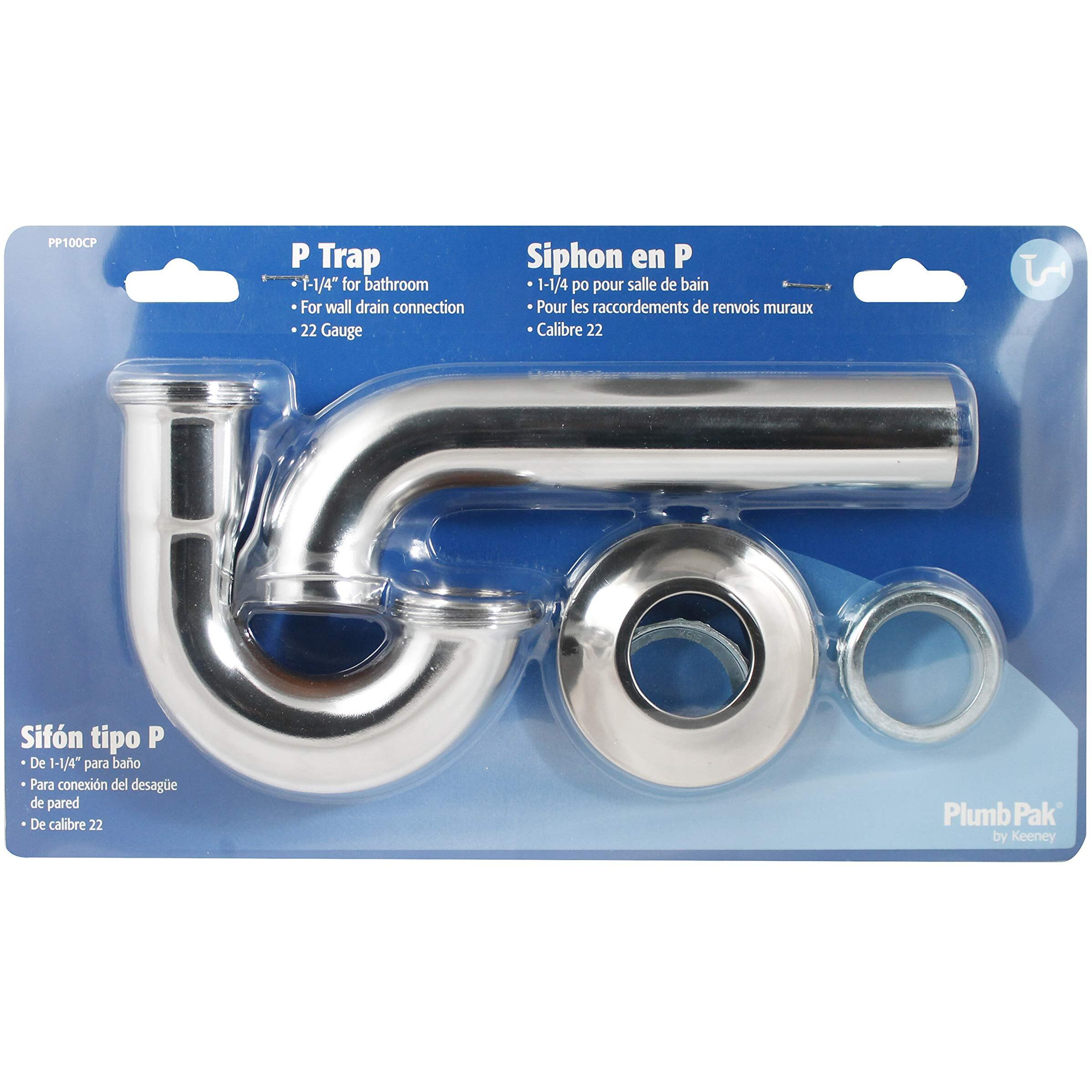 P-TRAP 1-1/4" 22GA CHRM (Pack of 1)