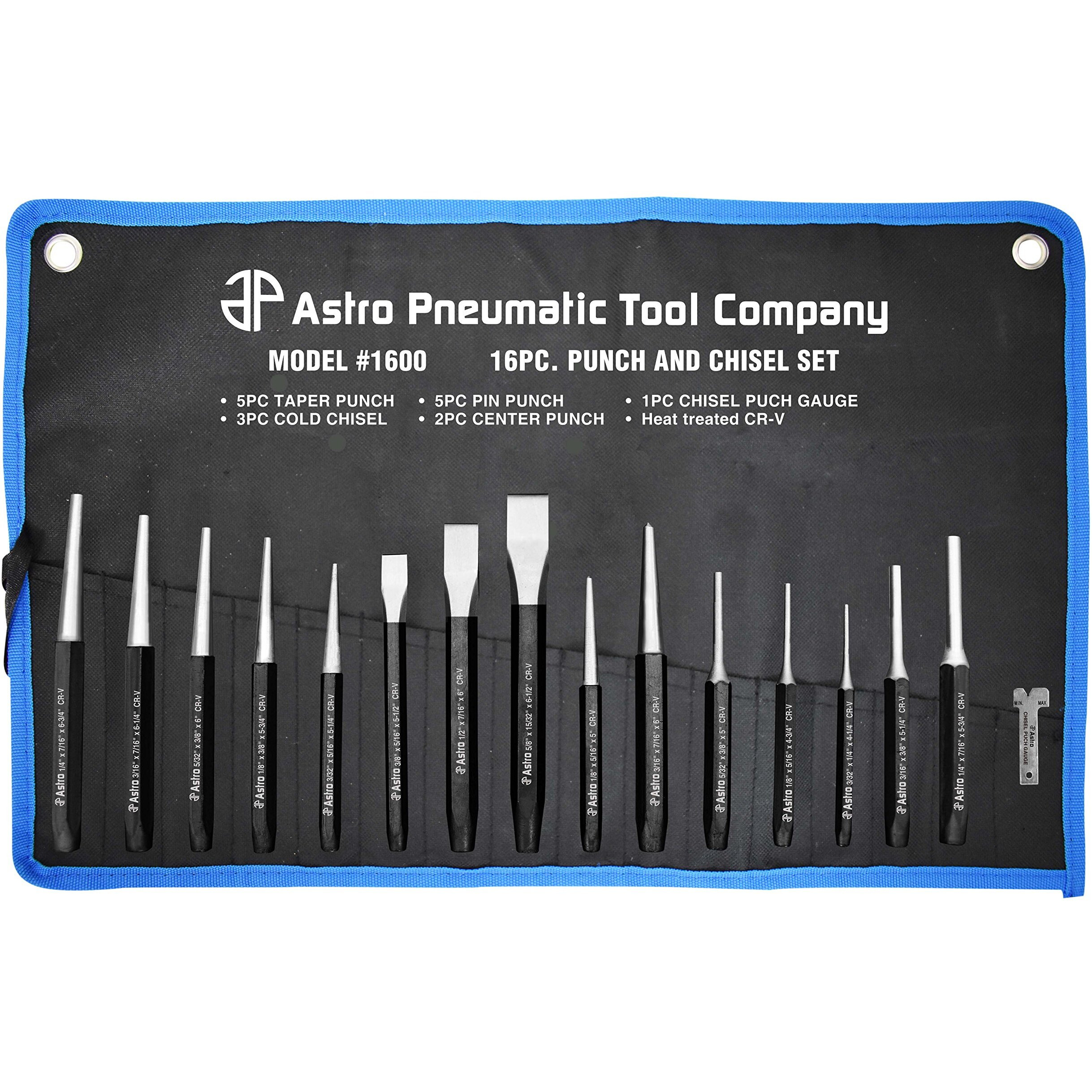16PC PUNCH AND CHISEL SET