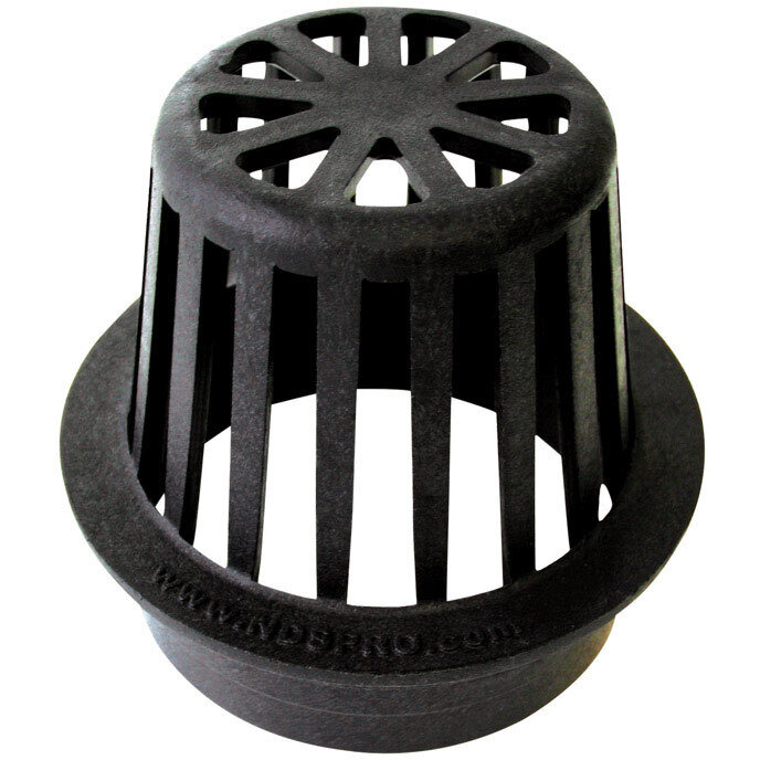 GRATE ATRIUM 4" BLACK (Pack of 1)