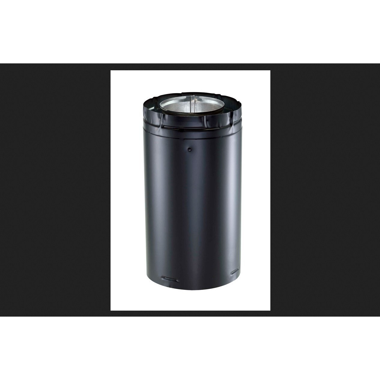 PIPE DIRECTVENT 6&quotBLACK (Pack of 1)