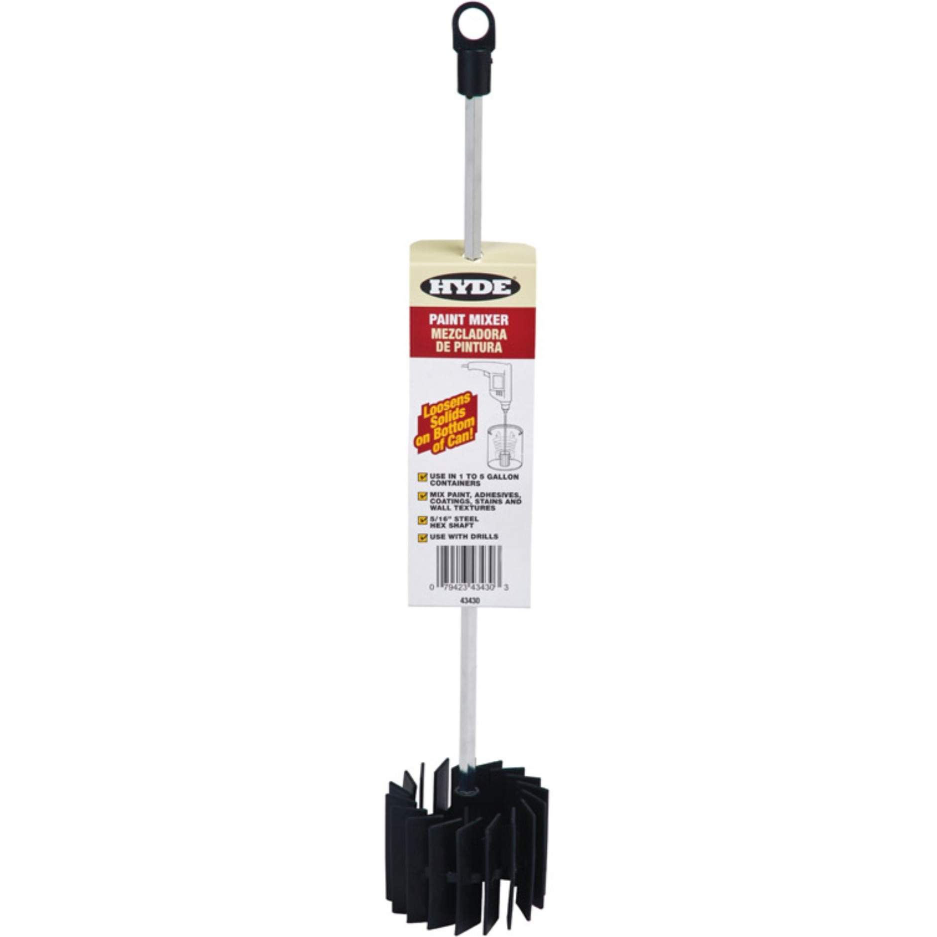 PAINT MIXR 1&5GL 17.5"&quotL (Pack of 1)