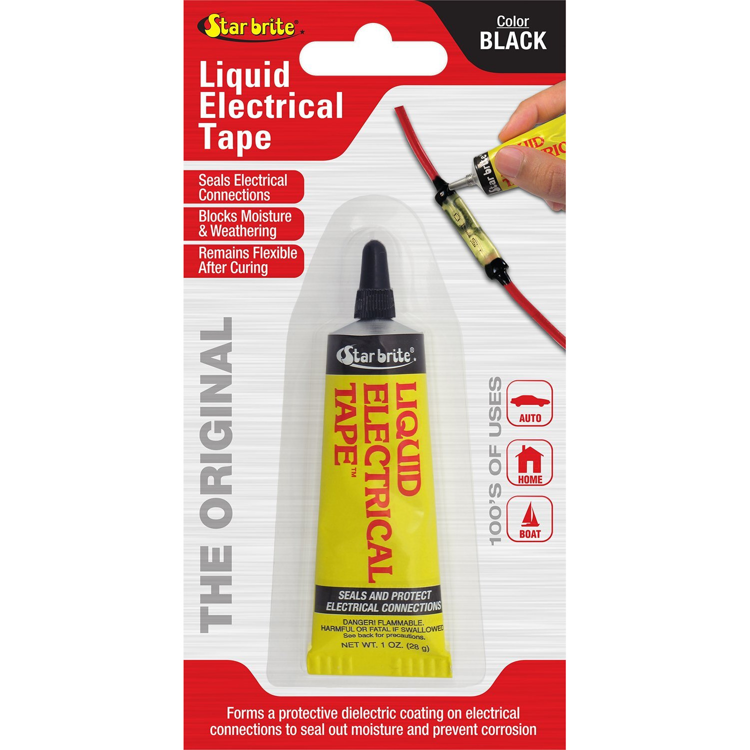 TAPE ELEC LIQUID BLK1 OZ (Pack of 1)