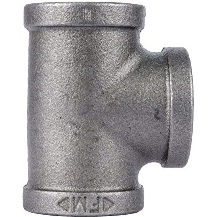IRON BLK TEE 3" FPT (Pack of 1)