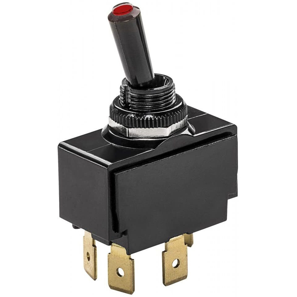 LIGHTED TIP TOGGLE SWITCH (MOM. ON/