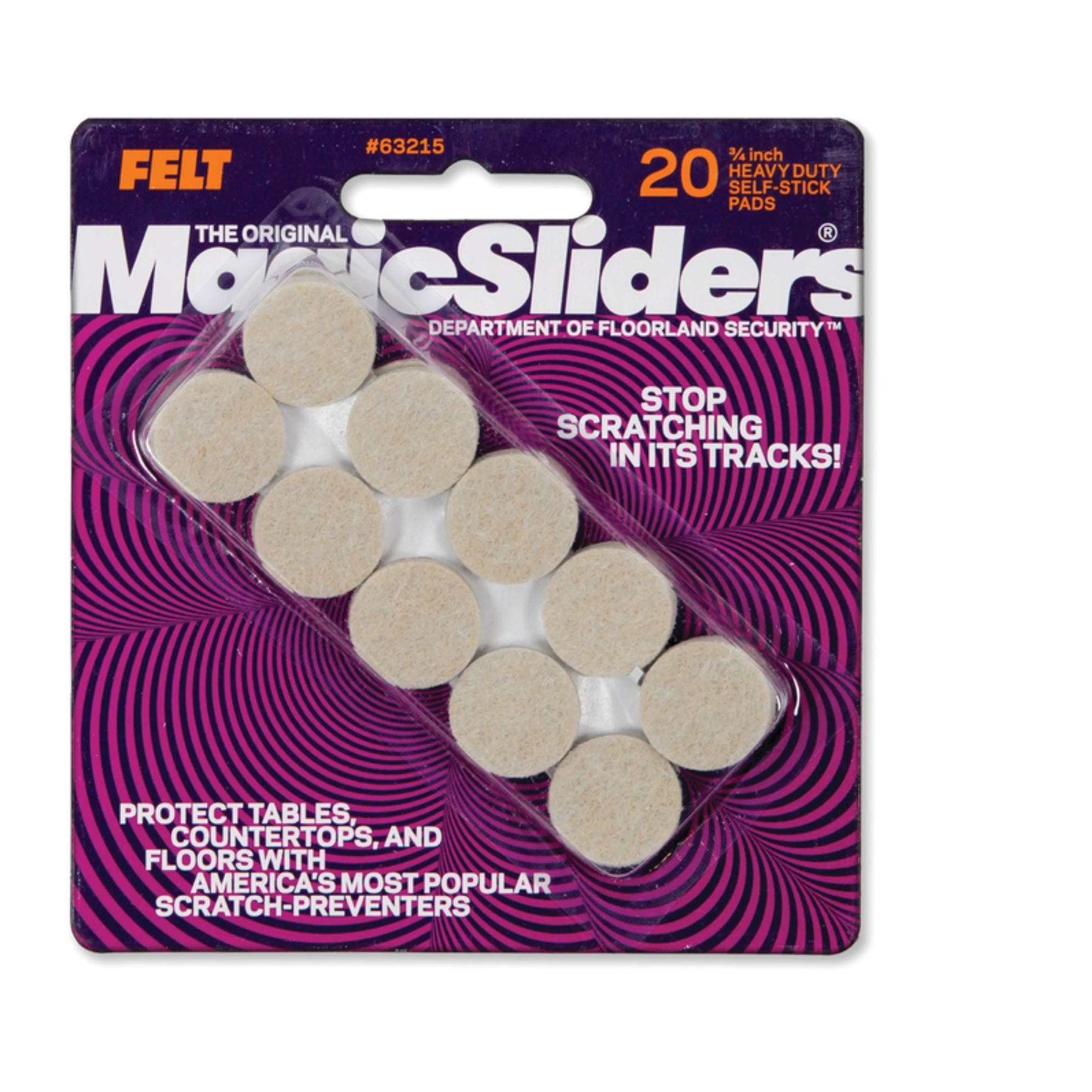 PADS FELT ADV.75"" (Pack of 6)